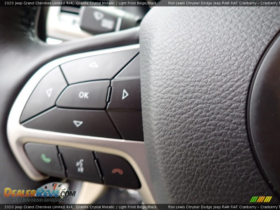 2020 Jeep Grand Cherokee Limited 4x4 Steering Wheel Photo #18