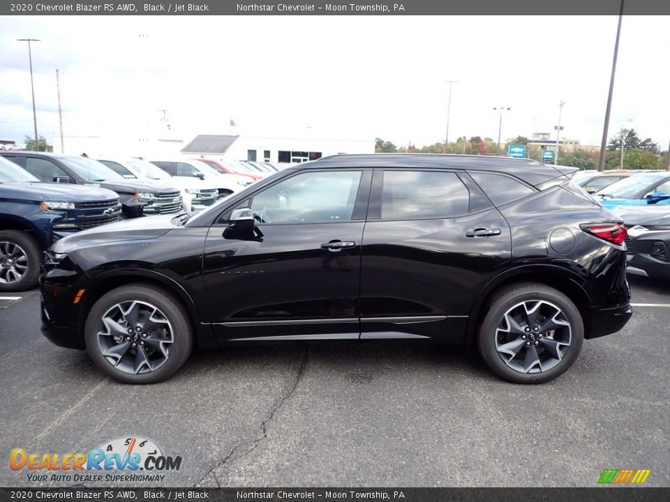 Black 2020 Chevrolet Blazer RS AWD Photo #2