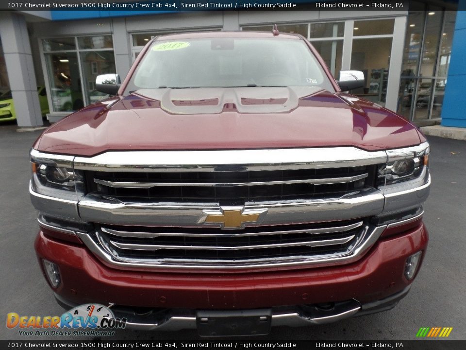 2017 Chevrolet Silverado 1500 High Country Crew Cab 4x4 Siren Red Tintcoat / High Country Saddle Photo #2