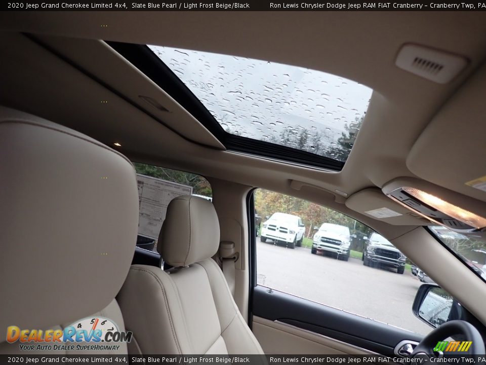 2020 Jeep Grand Cherokee Limited 4x4 Slate Blue Pearl / Light Frost Beige/Black Photo #11