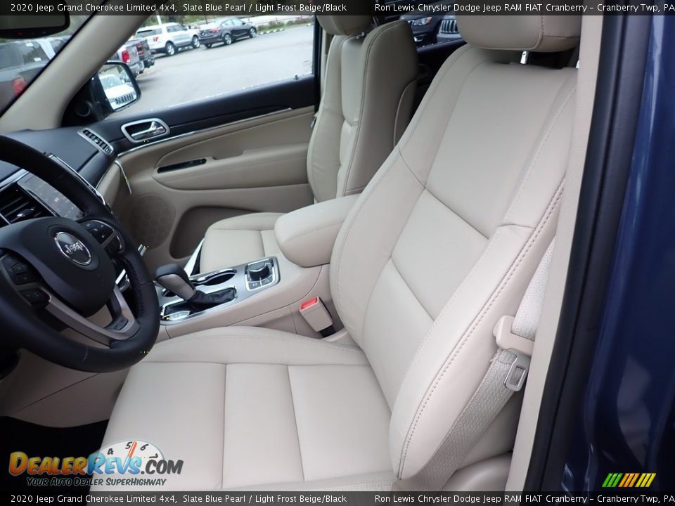 2020 Jeep Grand Cherokee Limited 4x4 Slate Blue Pearl / Light Frost Beige/Black Photo #13