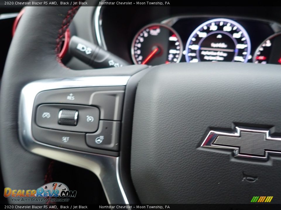 2020 Chevrolet Blazer RS AWD Black / Jet Black Photo #20