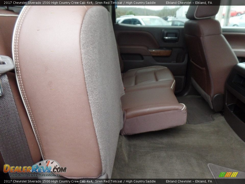 2017 Chevrolet Silverado 1500 High Country Crew Cab 4x4 Siren Red Tintcoat / High Country Saddle Photo #19