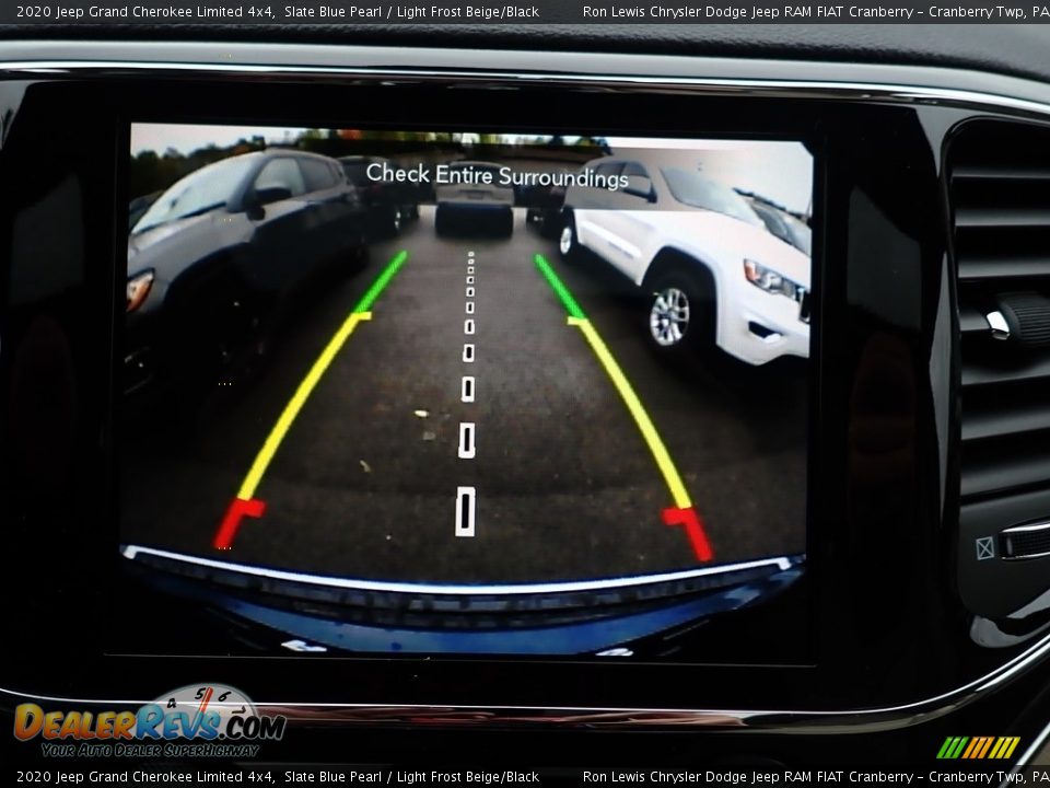 2020 Jeep Grand Cherokee Limited 4x4 Slate Blue Pearl / Light Frost Beige/Black Photo #18