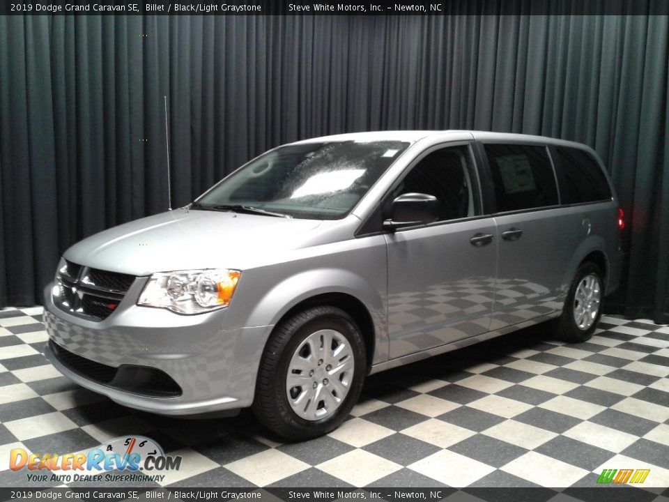 2019 Dodge Grand Caravan SE Billet / Black/Light Graystone Photo #2