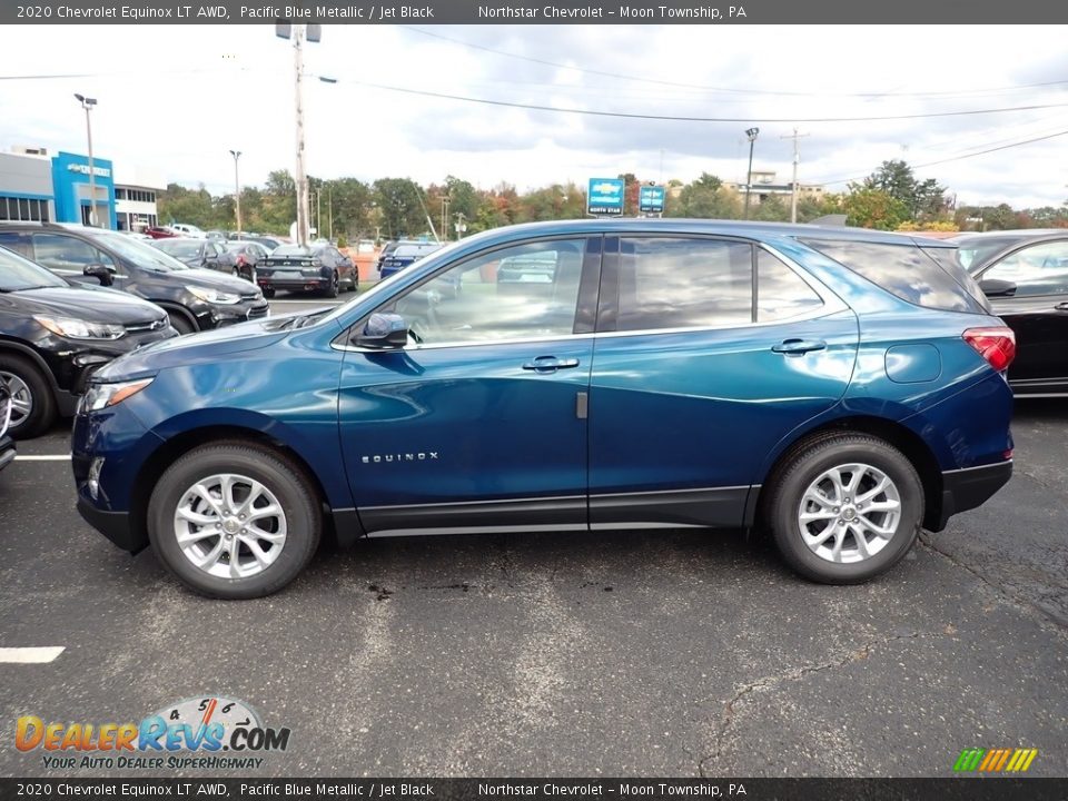 2020 Chevrolet Equinox LT AWD Pacific Blue Metallic / Jet Black Photo #2
