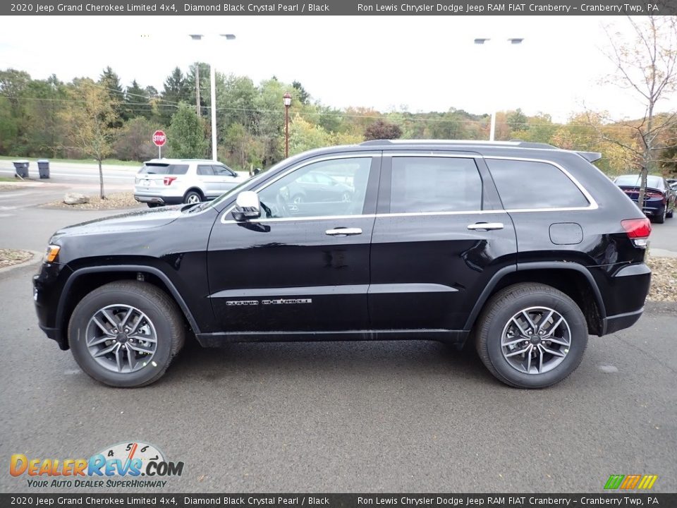 2020 Jeep Grand Cherokee Limited 4x4 Diamond Black Crystal Pearl / Black Photo #2