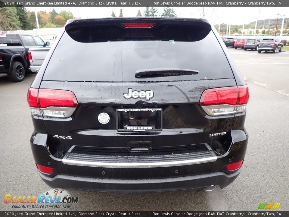 2020 Jeep Grand Cherokee Limited 4x4 Diamond Black Crystal Pearl / Black Photo #4