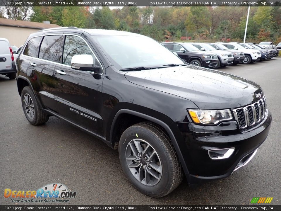 2020 Jeep Grand Cherokee Limited 4x4 Diamond Black Crystal Pearl / Black Photo #7