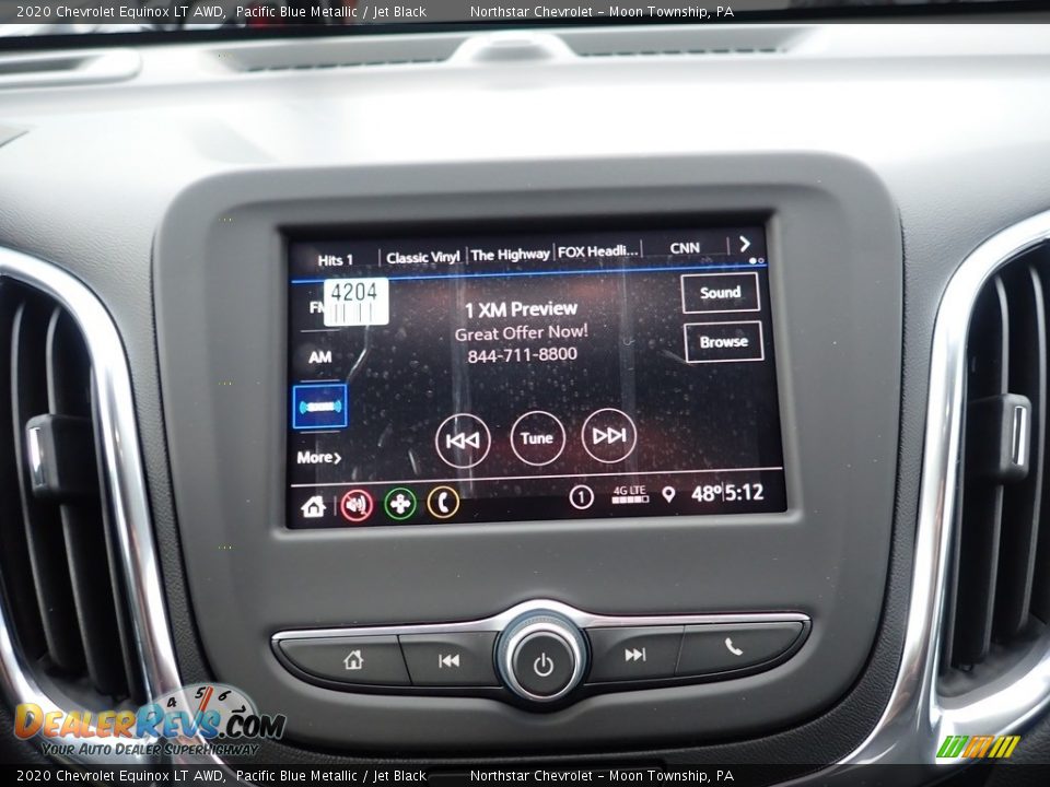 2020 Chevrolet Equinox LT AWD Pacific Blue Metallic / Jet Black Photo #15