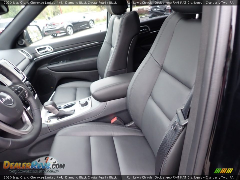 2020 Jeep Grand Cherokee Limited 4x4 Diamond Black Crystal Pearl / Black Photo #14