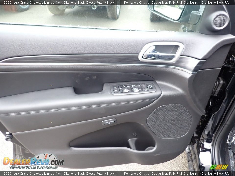 2020 Jeep Grand Cherokee Limited 4x4 Diamond Black Crystal Pearl / Black Photo #15