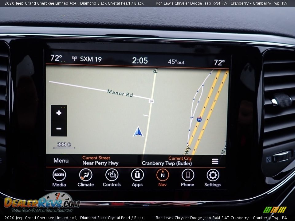 2020 Jeep Grand Cherokee Limited 4x4 Diamond Black Crystal Pearl / Black Photo #18