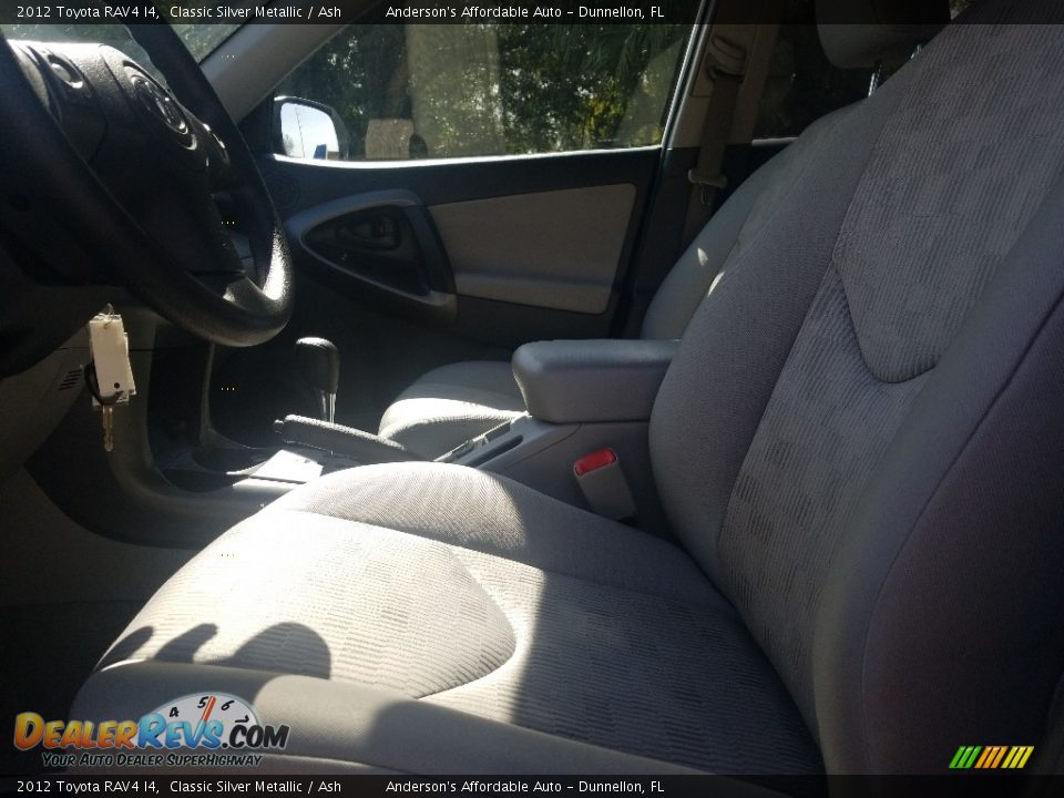 2012 Toyota RAV4 I4 Classic Silver Metallic / Ash Photo #10