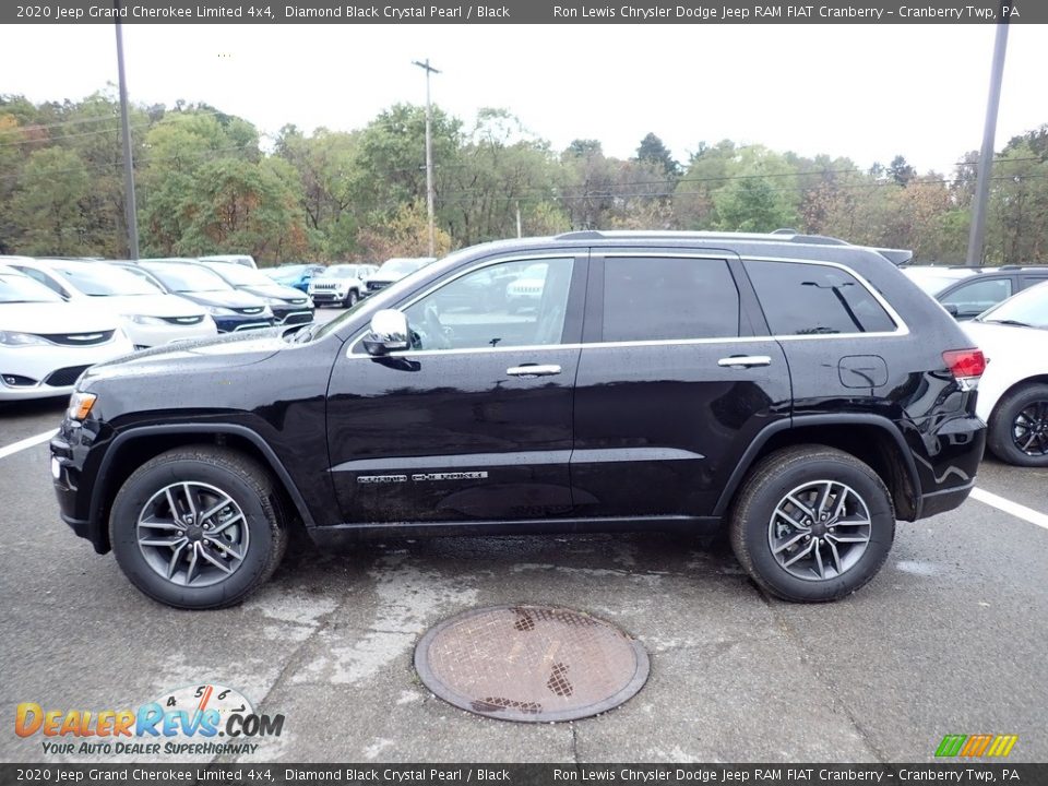 2020 Jeep Grand Cherokee Limited 4x4 Diamond Black Crystal Pearl / Black Photo #2