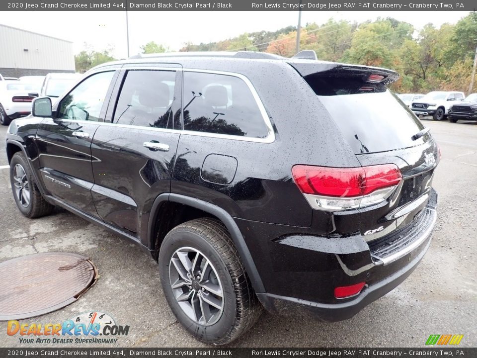 2020 Jeep Grand Cherokee Limited 4x4 Diamond Black Crystal Pearl / Black Photo #3