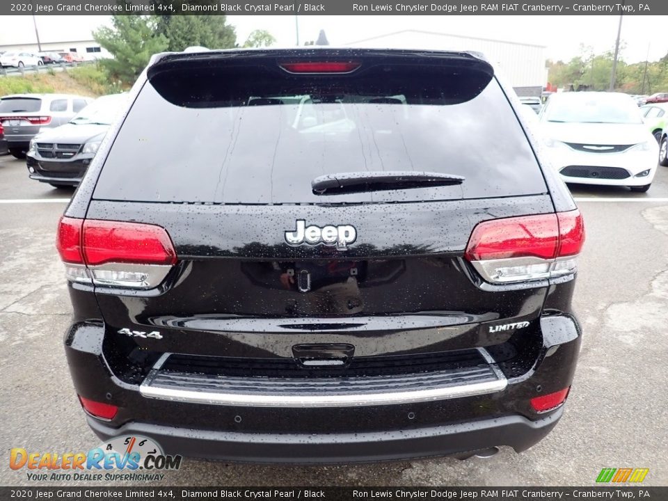 2020 Jeep Grand Cherokee Limited 4x4 Diamond Black Crystal Pearl / Black Photo #4