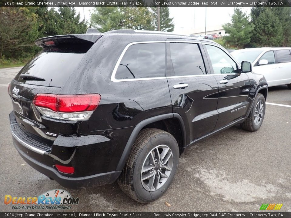 2020 Jeep Grand Cherokee Limited 4x4 Diamond Black Crystal Pearl / Black Photo #5