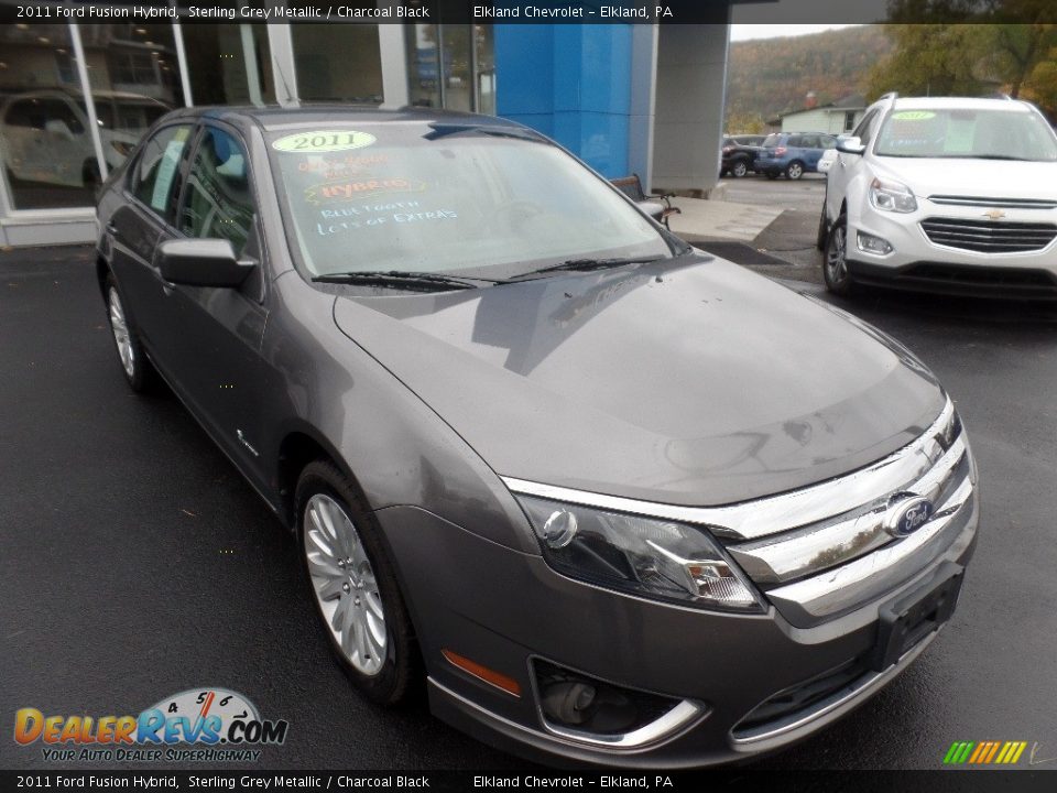 2011 Ford Fusion Hybrid Sterling Grey Metallic / Charcoal Black Photo #1