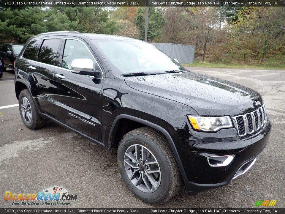 2020 Jeep Grand Cherokee Limited 4x4 Diamond Black Crystal Pearl / Black Photo #7