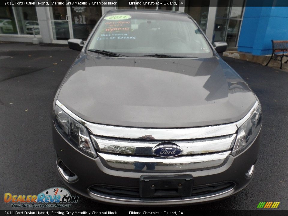 2011 Ford Fusion Hybrid Sterling Grey Metallic / Charcoal Black Photo #2