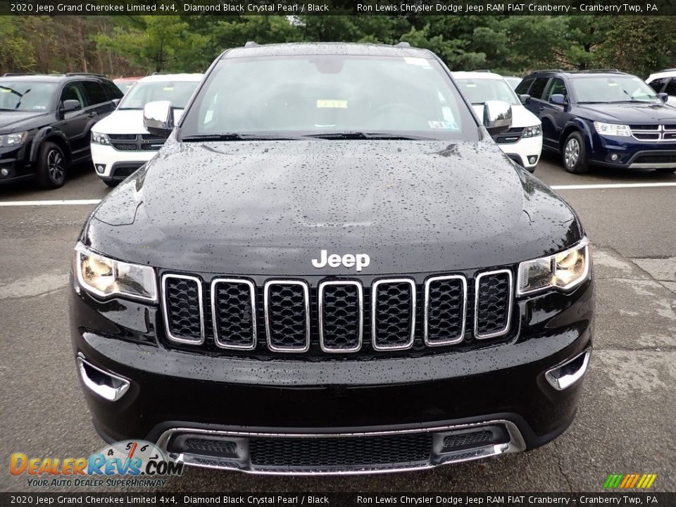2020 Jeep Grand Cherokee Limited 4x4 Diamond Black Crystal Pearl / Black Photo #8