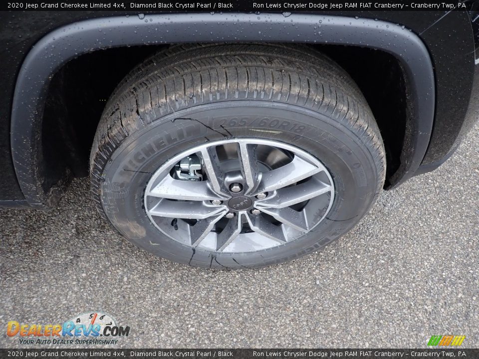 2020 Jeep Grand Cherokee Limited 4x4 Diamond Black Crystal Pearl / Black Photo #9