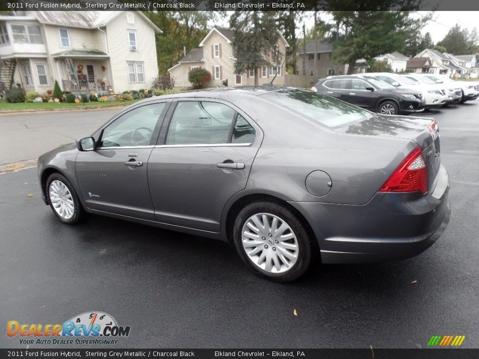 2011 Ford Fusion Hybrid Sterling Grey Metallic / Charcoal Black Photo #5