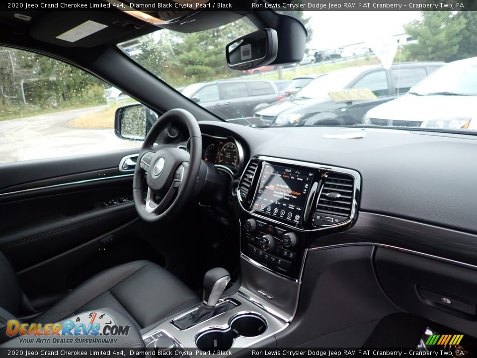 2020 Jeep Grand Cherokee Limited 4x4 Diamond Black Crystal Pearl / Black Photo #11