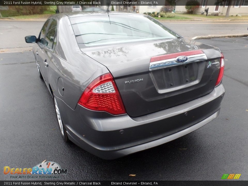 2011 Ford Fusion Hybrid Sterling Grey Metallic / Charcoal Black Photo #6