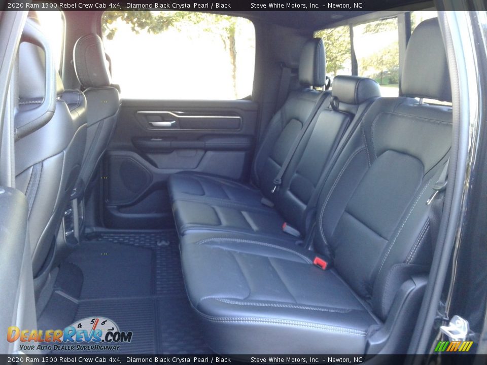 Rear Seat of 2020 Ram 1500 Rebel Crew Cab 4x4 Photo #11
