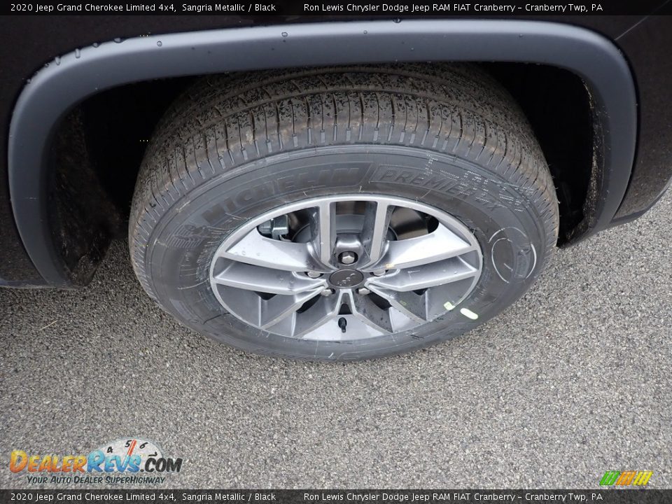 2020 Jeep Grand Cherokee Limited 4x4 Sangria Metallic / Black Photo #9