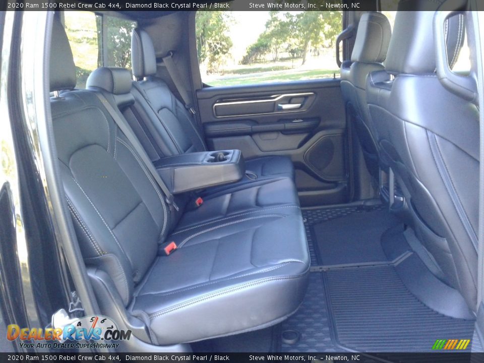 Rear Seat of 2020 Ram 1500 Rebel Crew Cab 4x4 Photo #13