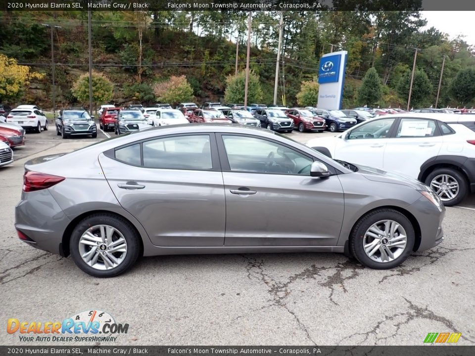 2020 Hyundai Elantra SEL Machine Gray / Black Photo #1