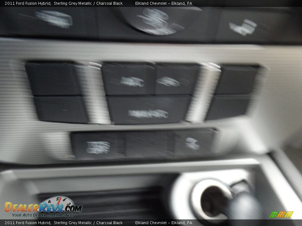 2011 Ford Fusion Hybrid Sterling Grey Metallic / Charcoal Black Photo #26