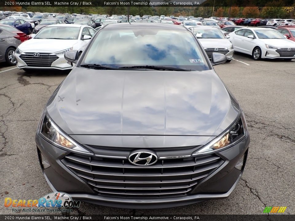 2020 Hyundai Elantra SEL Machine Gray / Black Photo #4