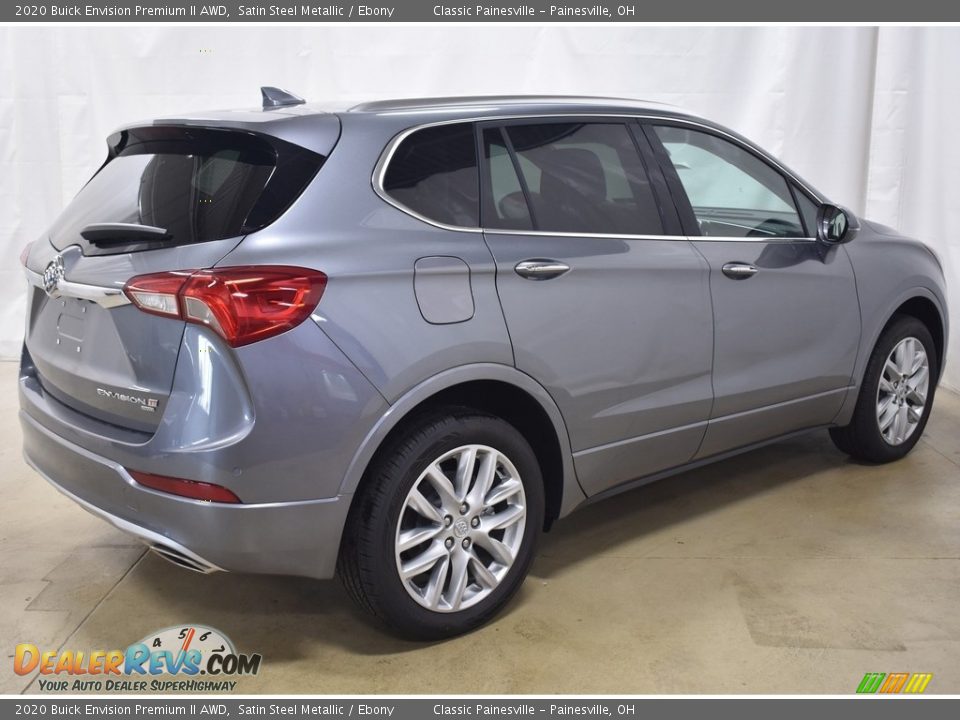 2020 Buick Envision Premium II AWD Satin Steel Metallic / Ebony Photo #2