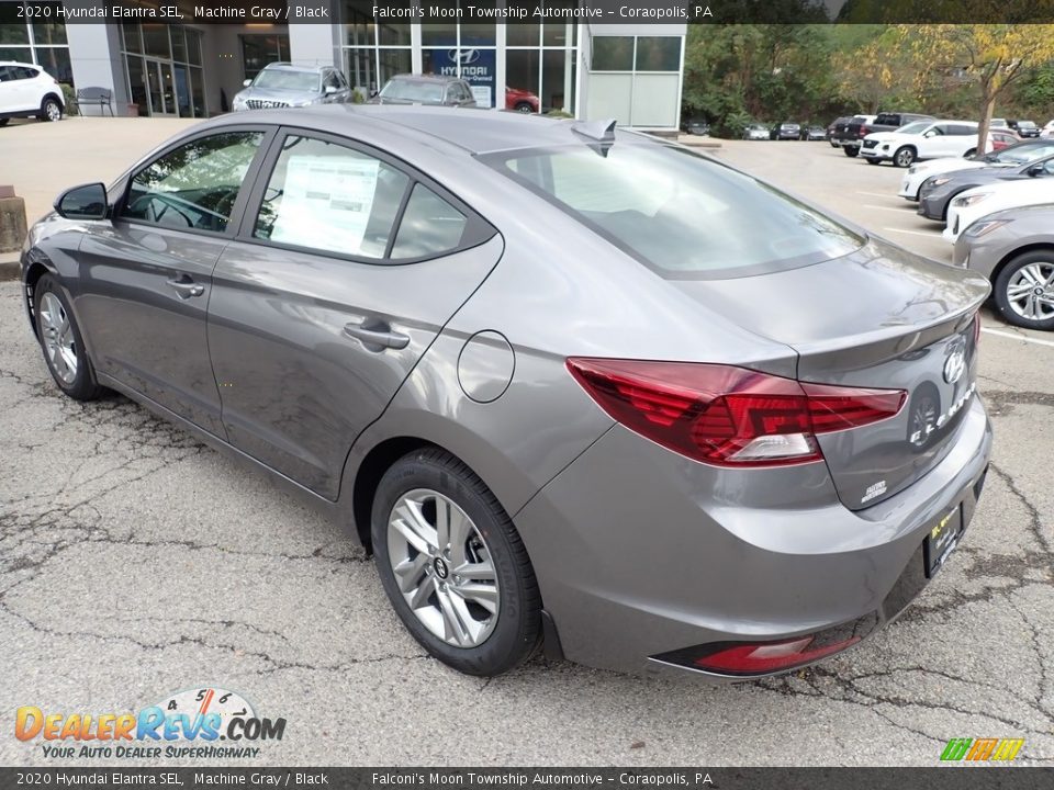 2020 Hyundai Elantra SEL Machine Gray / Black Photo #6