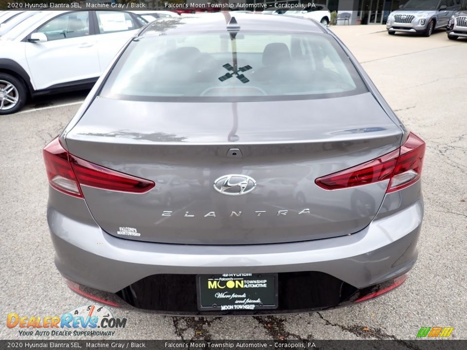 2020 Hyundai Elantra SEL Machine Gray / Black Photo #7