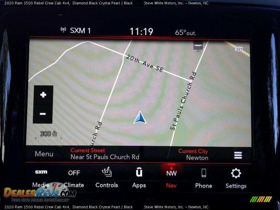 Navigation of 2020 Ram 1500 Rebel Crew Cab 4x4 Photo #24