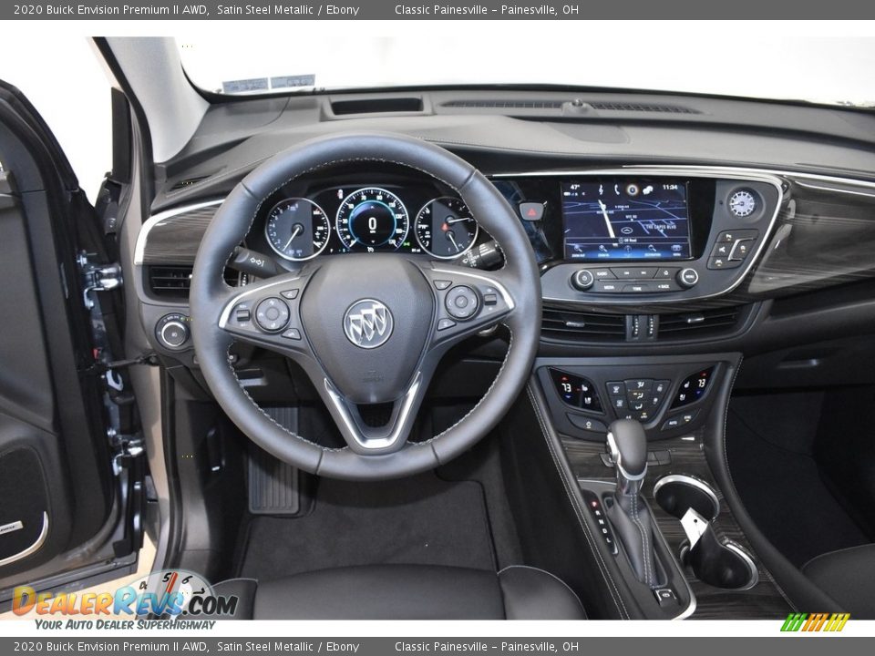 2020 Buick Envision Premium II AWD Satin Steel Metallic / Ebony Photo #9