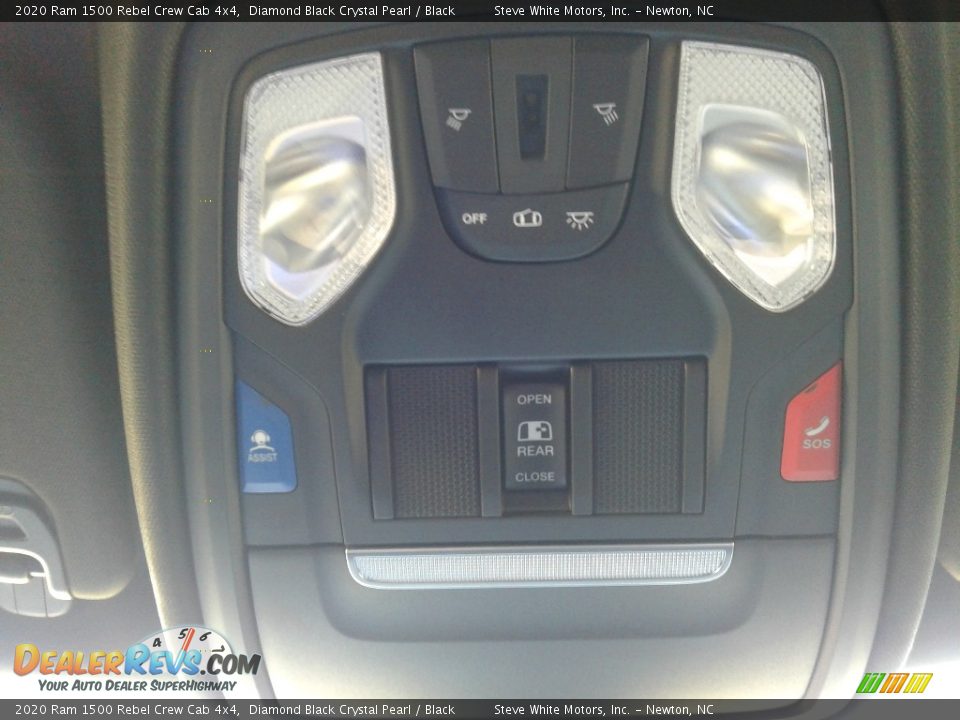 2020 Ram 1500 Rebel Crew Cab 4x4 Diamond Black Crystal Pearl / Black Photo #29