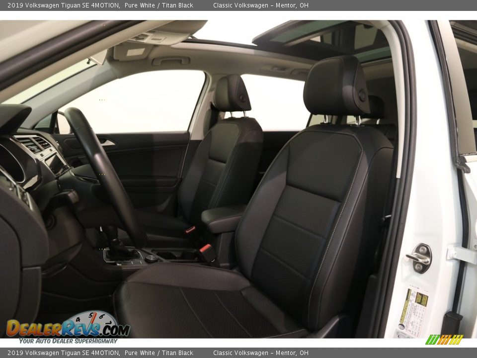 2019 Volkswagen Tiguan SE 4MOTION Pure White / Titan Black Photo #5