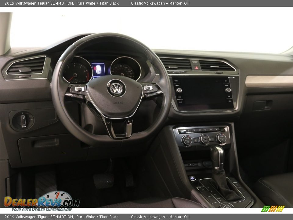 2019 Volkswagen Tiguan SE 4MOTION Pure White / Titan Black Photo #6