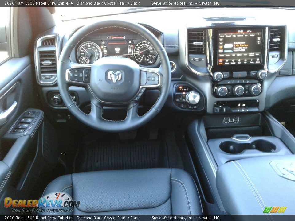 Dashboard of 2020 Ram 1500 Rebel Crew Cab 4x4 Photo #30