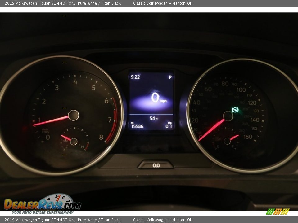 2019 Volkswagen Tiguan SE 4MOTION Pure White / Titan Black Photo #8