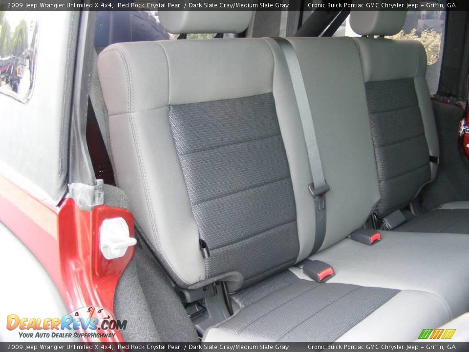 2009 Jeep Wrangler Unlimited X 4x4 Red Rock Crystal Pearl / Dark Slate Gray/Medium Slate Gray Photo #19
