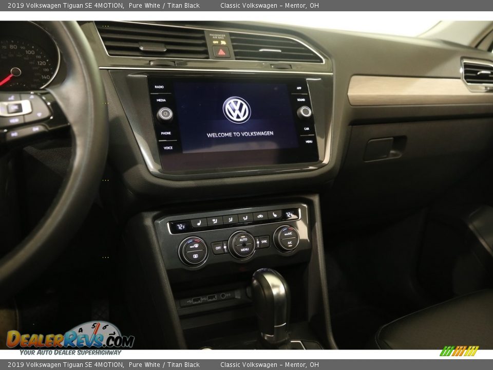 2019 Volkswagen Tiguan SE 4MOTION Pure White / Titan Black Photo #9