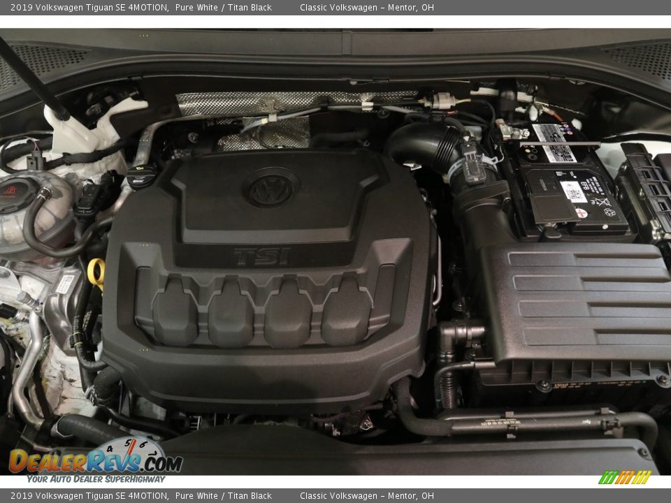 2019 Volkswagen Tiguan SE 4MOTION Pure White / Titan Black Photo #19