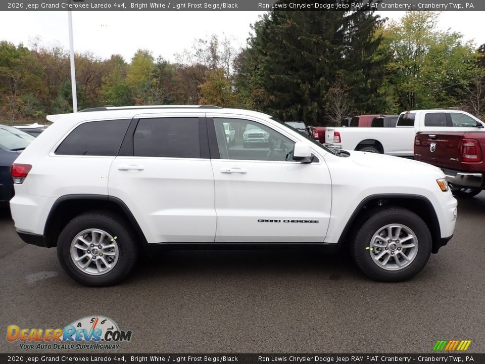 2020 Jeep Grand Cherokee Laredo 4x4 Bright White / Light Frost Beige/Black Photo #6